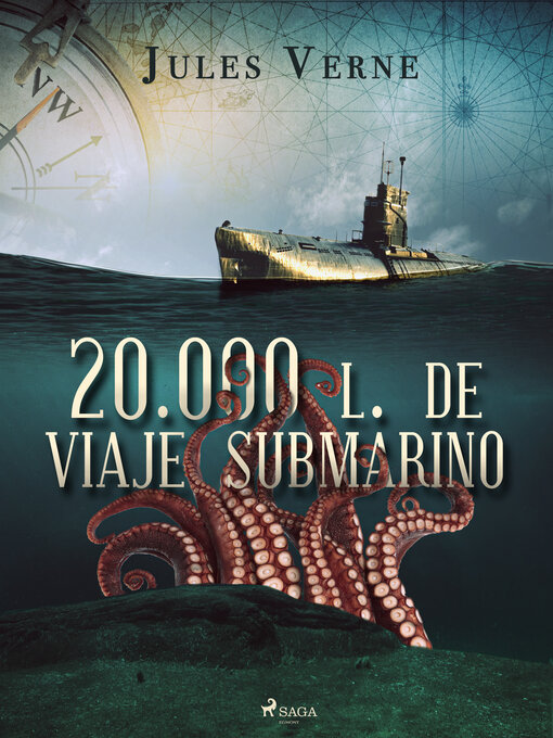 Cover image for 20.000 l. de viaje submarino